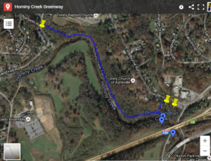 Hominy Creek map