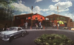 new nature center entrance rendering