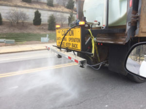 Asheville snow treat roads